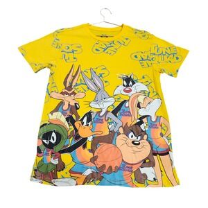 Space Jam A New Legacy Tune Squad Looney Tunes All Over Print Shirt M